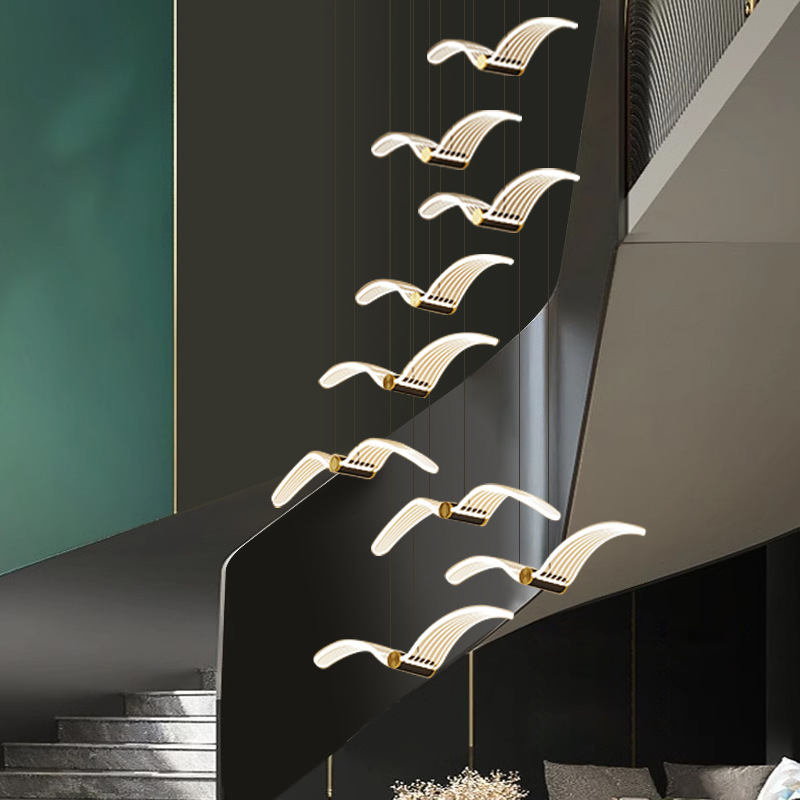Artistic creative LED seagull front desk bar lamp 10