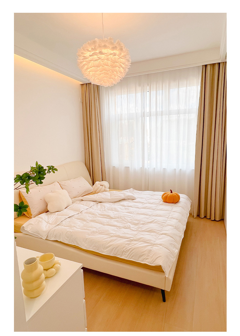 Girl princess room lamp feather lamp 7 01