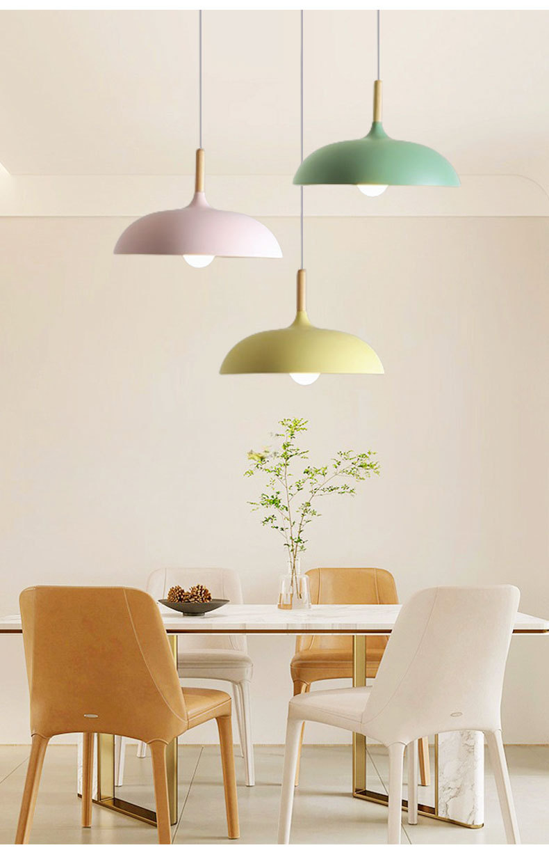 Modern simple creative iron hanging lamps 4