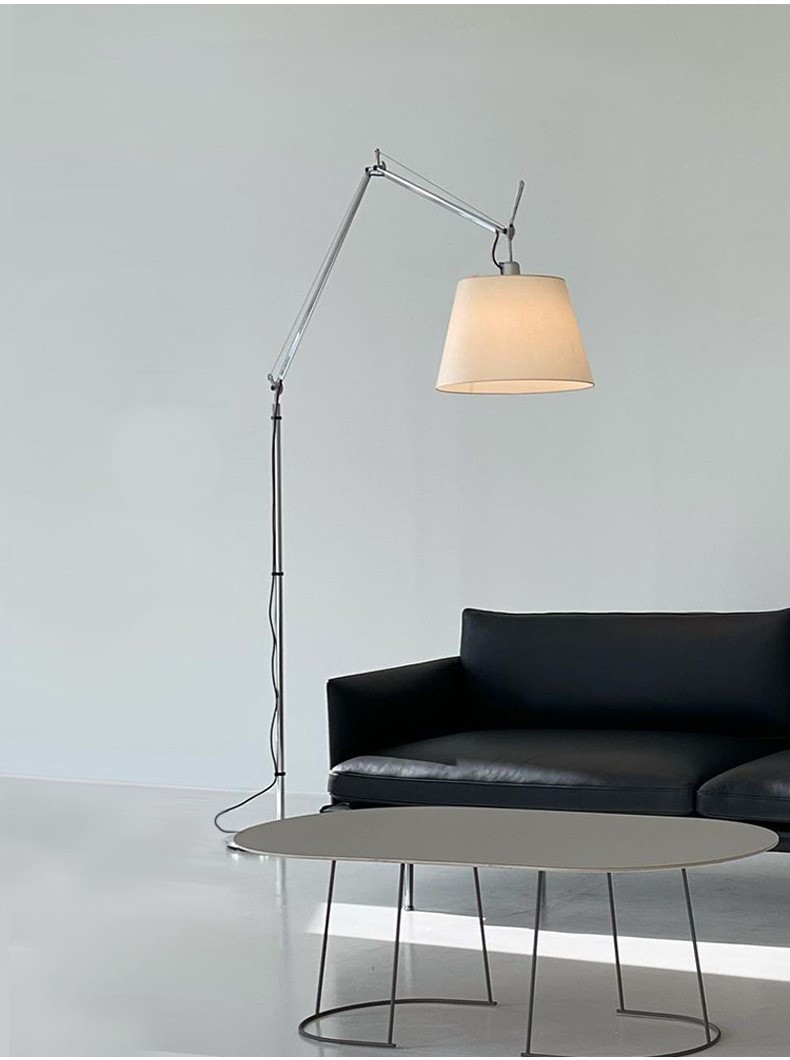 Adjustable swing arm second-hand floor lamp 19