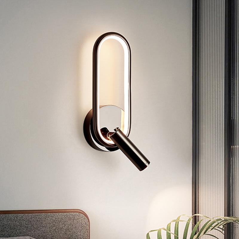 Bedroom bedside lamp rotatable decorative lamp 33