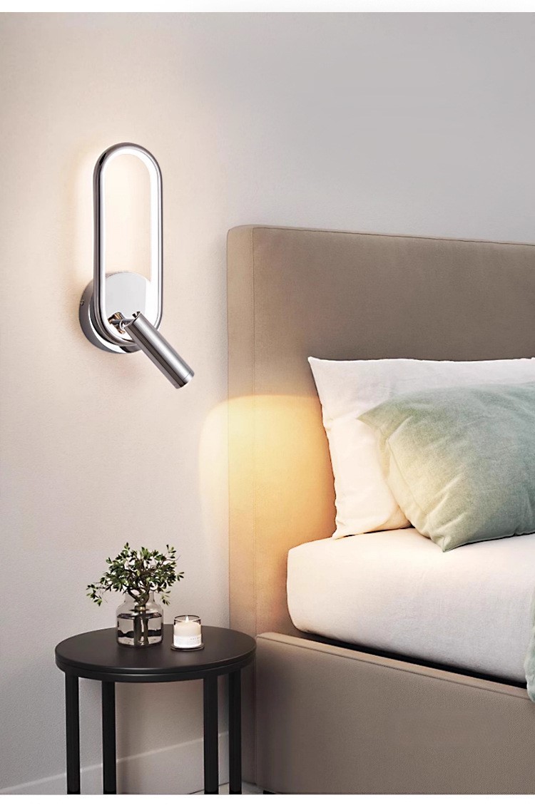 Bedroom bedside lamp rotatable decorative lamp 33