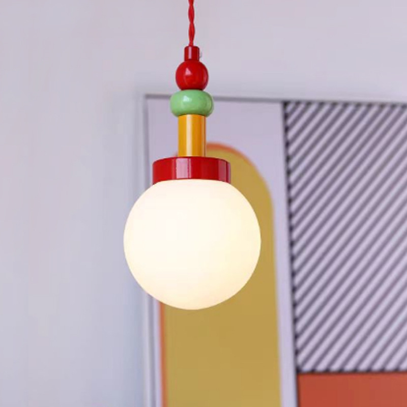 Colorful macaron bedroom children's room wall lamp 42