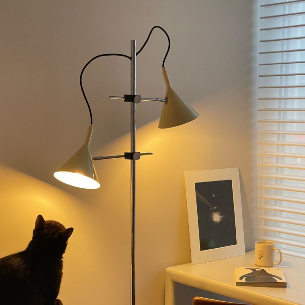 Double head horn floor lamp ins style 27