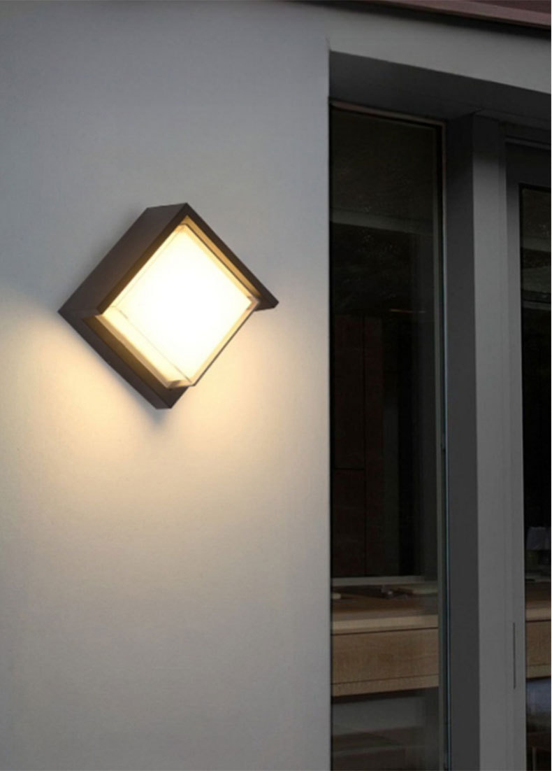 Outdoor courtyard garden fence wall light 39