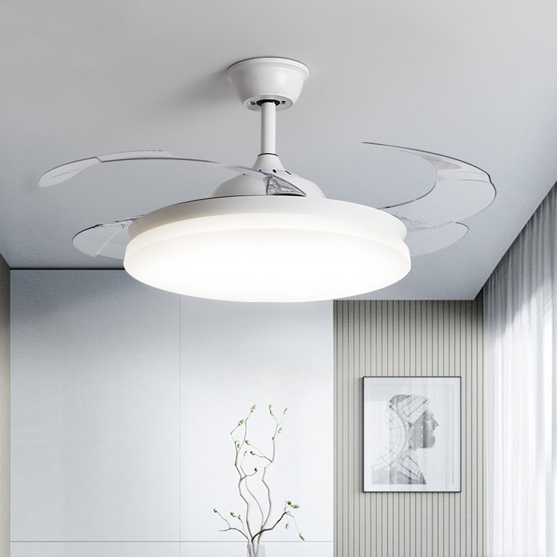 Simple living room invisible fan chandelier 51 01