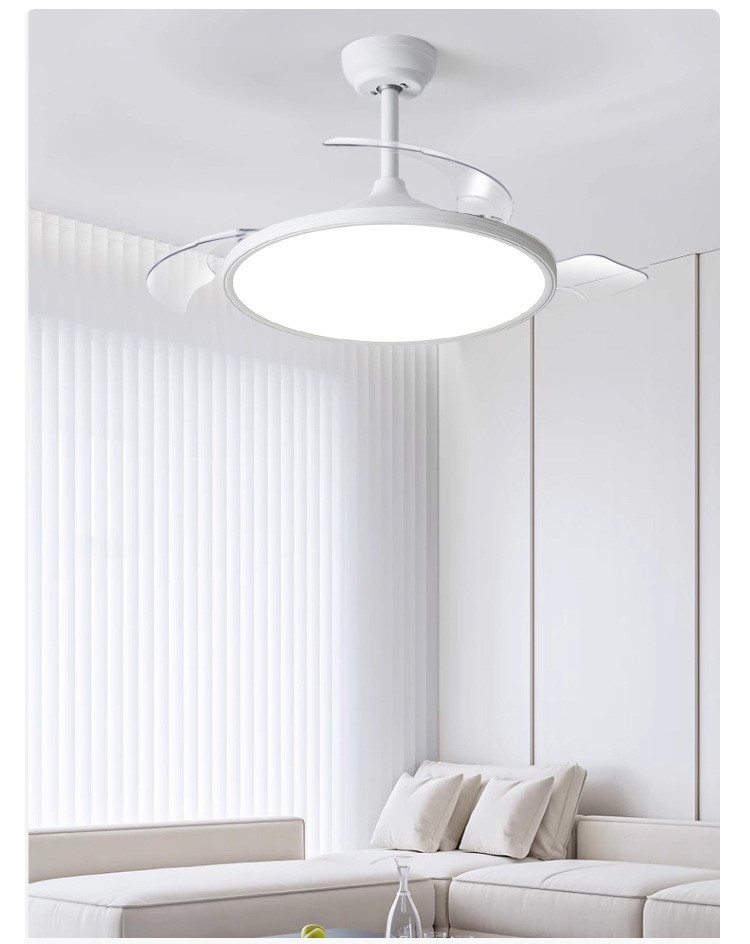 Ultra-thin invisible ceiling fan integrated light 49