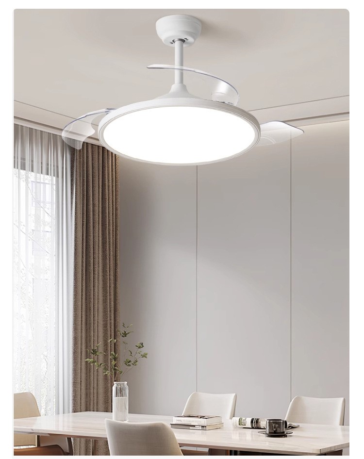 Ultra-thin invisible ceiling fan integrated light 49
